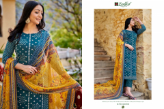 Zulfat Designer Suits Tamanna Pure Cotton Printed & Mirror Handwork Suits Collection Design 488-001 to 488-010 Series (6)