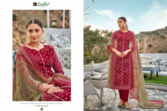 Zulfat Designer Suits Tamanna Pure Cotton Printed & Mirror Handwork Suits Collection Design 488-001 to 488-010 Series (7)